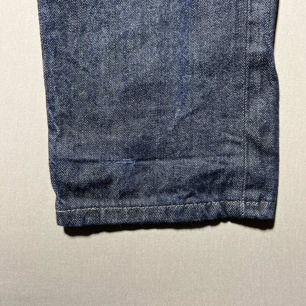 Naked & Famous Weird Guy Jeans Mens 32 Selvedge Denim Button Fly Indigo 32x33 - Picture 6 of 16